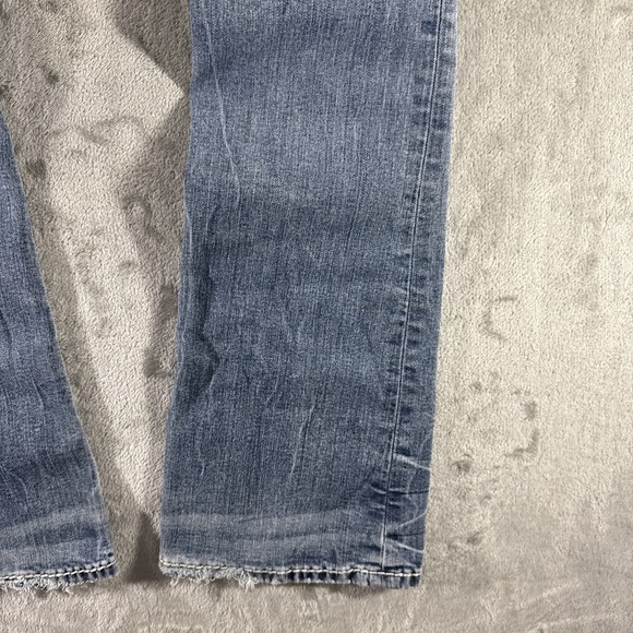 Rock Revival Raylea Jeans Women's 28" Light Wash Bootcut Distressed Fits 29x30 - Picture 6 of 16